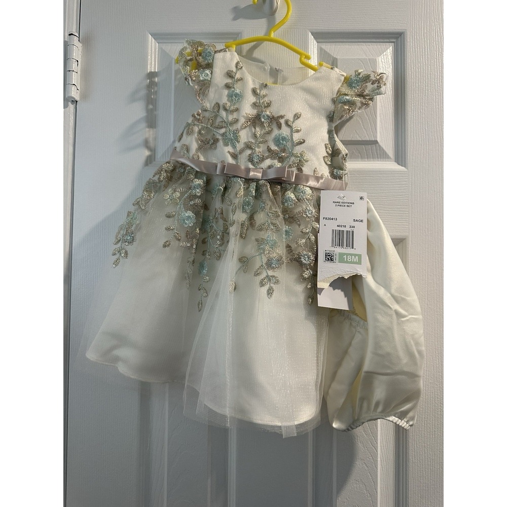 Rare Editions Brand New Baby Girl Dress 18 Months